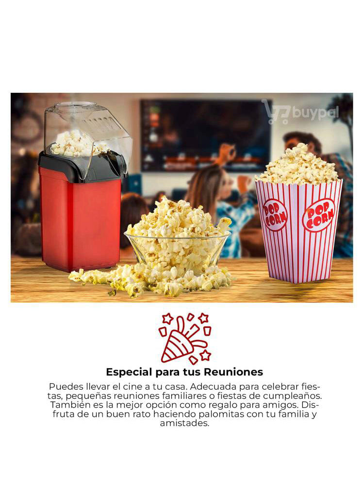 🍿 Máquina para Hacer Canchita – Estilo Cine en Casa 🎬✨