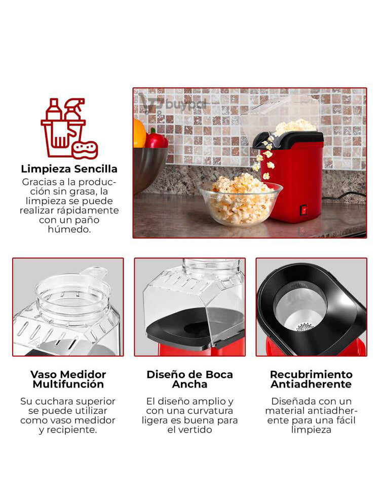 🍿 Máquina para Hacer Canchita – Estilo Cine en Casa 🎬✨