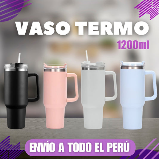 🥤 Vaso Termo de 40 Onzas - Hidratación Duradera 🌡️✨