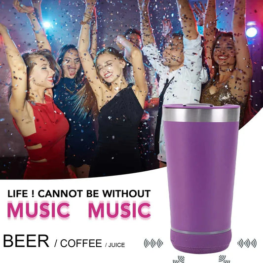 🎵 Vaso Térmico con Parlante Bluetooth 🎶