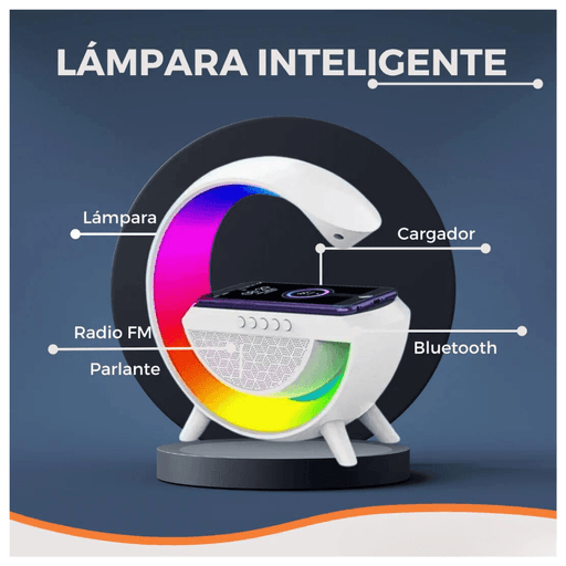 Lámpara Parlante Bluetooth – Iluminación, Sonido y Carga Inalámbrica en un Solo Dispositivo! 🎶💡