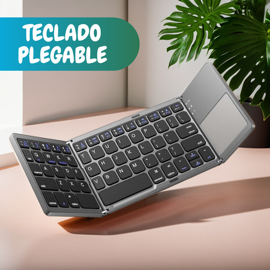 ⌨️ Teclado Inalámbrico Plegable Triple – Compacto, Versátil y Ultra Portátil