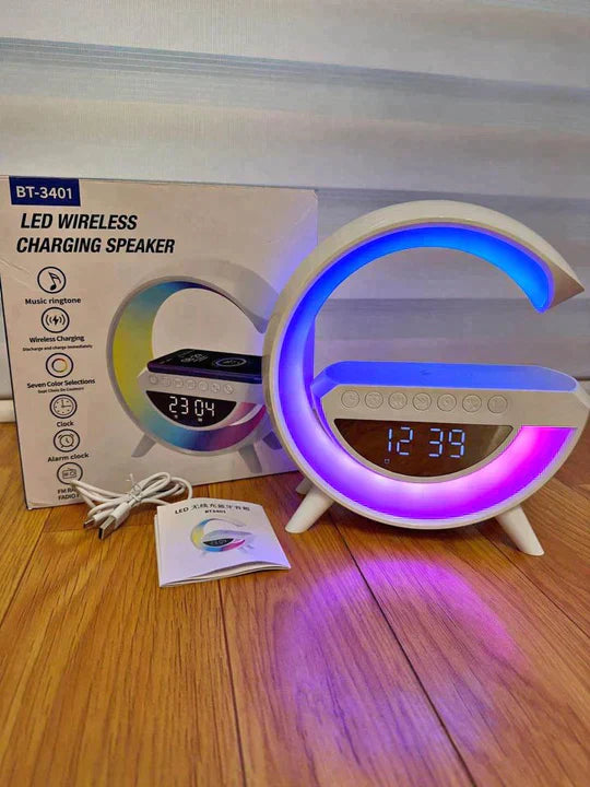 Lámpara Parlante Bluetooth – Iluminación, Sonido y Carga Inalámbrica en un Solo Dispositivo! 🎶💡