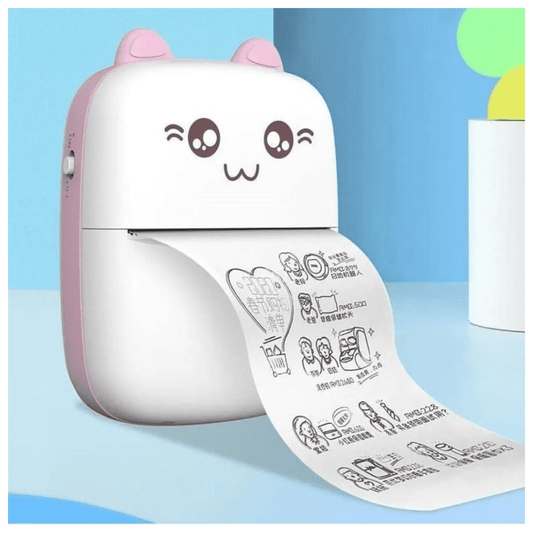 🖨️ Mini Impresora Kawaii – Impresión Portátil y Divertida para Niños 🎀