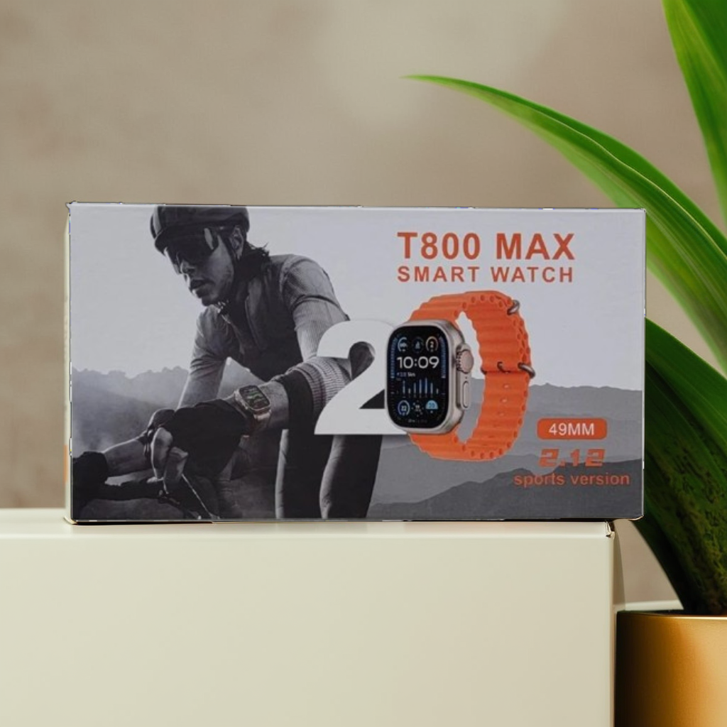 ⌚ T800 MAX Smart Watch – Potencia, Estilo y Tecnología en tu Muñeca 🚀🔥