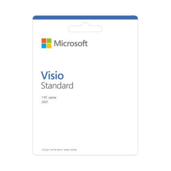Microsoft Visio Standard 2021 - ויזיו סטנדרט 2021 ניתן להעברה Microsoft Visio Standard 2021 - ויזיו סטנדרט 2021 ניתן להעברה