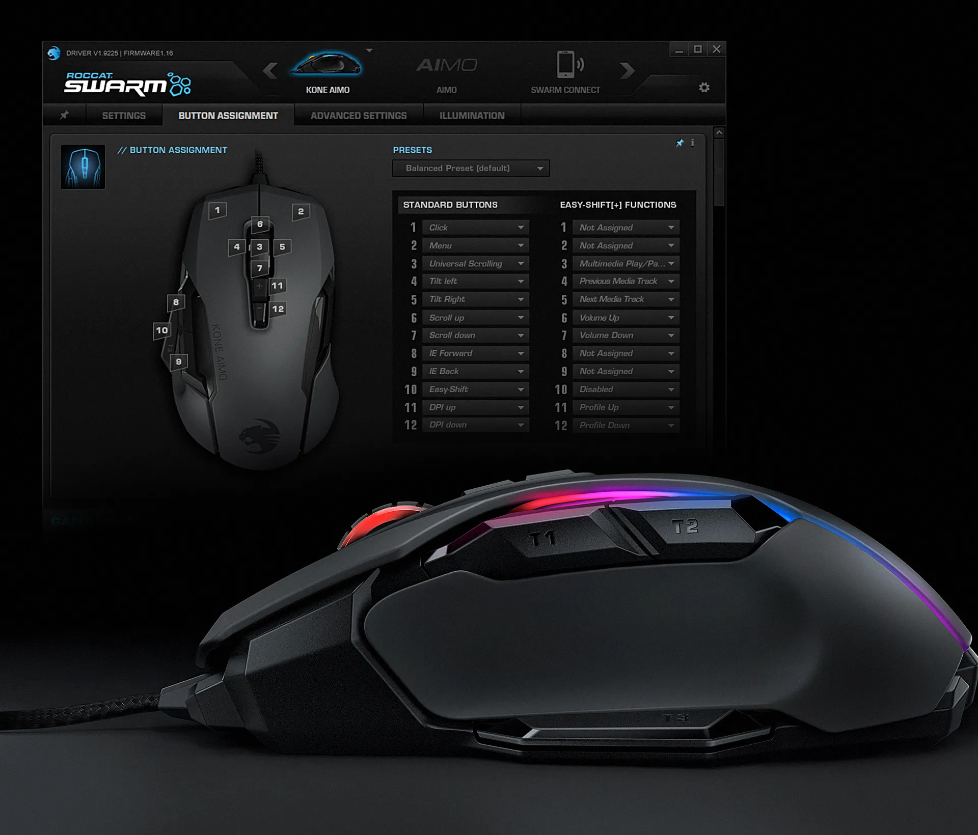 Roccat Kone Aimo Remastered Roccat Kone Aimo Remastered