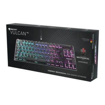 מקלדת קצרה ROC VULCA TKL AIMO RedS מקלדת קצרה ROC VULCA TKL AIMO RedS
