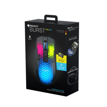 עכבר גיימינג ROCCAT BURST PRO AIR – שחור עכבר גיימינג ROCCAT BURST PRO AIR – שחור