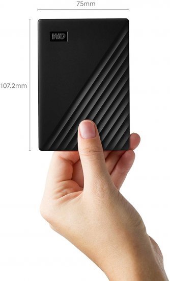 כונן קשיח חיצוני נייד Western Digital My Passport WDBYVG0010BBK 1TB USB 3.2 - צבע שחור כונן קשיח חיצוני נייד Western Digital My Passport WDBYVG0010BBK 1TB USB 3.2 - צבע שחור