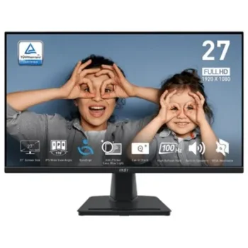 מסך מחשב ‏27 ‏אינטש MSI PRO MP275 Full HD IPS 100Hz