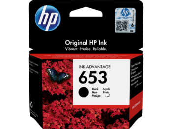 מחסנית Ink Advantage מקורית בשחור HP 653 (3YM75AE) מחסנית Ink Advantage מקורית בשחור HP 653 (3YM75AE)