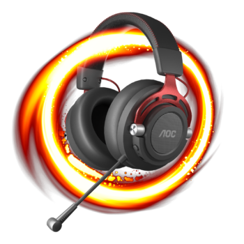 אוזניות גיימינג אלחוטיות AOC GH401 אוזניות גיימינג אלחוטיות AOC GH401