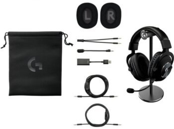 אוזניות גיימינג Logitech G Pro X Gaming Headset - כולל מעמד